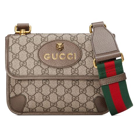 gucci wolf messenger bag|gucci messenger bag vintage.